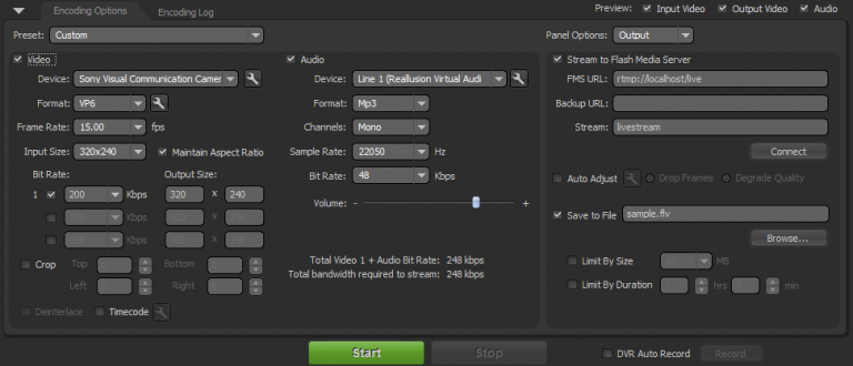 Como configurando o Adobe Flash Media Live Encoder para transmissão ao vivo