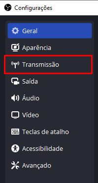 Web TV: configurações para transmissão ao vivo (live streaming)